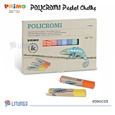 Primo POLICROMI 粉筆 12 色 (Primo POLICROMI 12 pastel chalks)