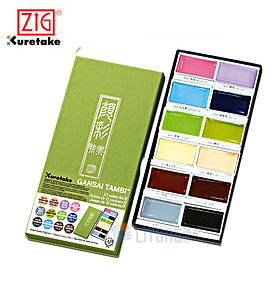 ZIG 吳竹顏彩耽美水彩系列 - 12色套裝 II