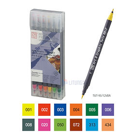 ZIG 軟硬雙頭水彩繪筆 Basic