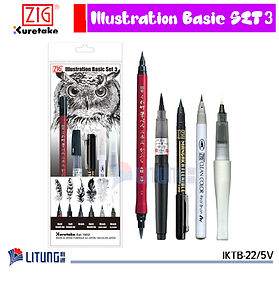 ZIG 插畫基礎套裝(5支裝)