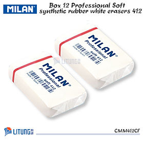Milan Professional Soft 412擦膠(12塊裝)