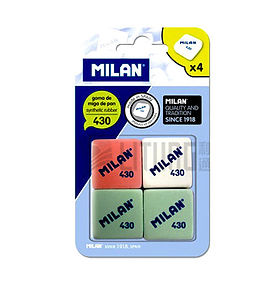 Milan 430 x 4塊裝擦膠替芯