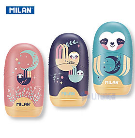 Milan CAPSULE Cuddles 鉛筆刨+擦膠