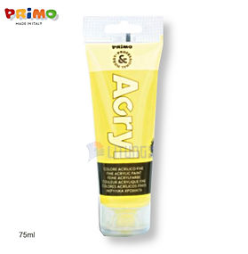 Primo Acrylic 螢光黃色塑膠彩 75ml
