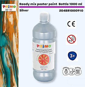  Primo 銀色廣告彩 1000 毫升