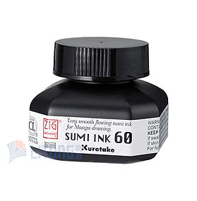 ZIG 漫畫專用碳黑墨液 60ml