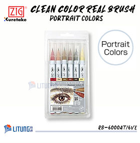 ZIG 透明水彩毛筆 - 肖像顏色