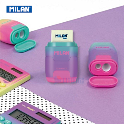 Milan BYM10423 web E 幻彩系列 鉛筆刨+擦膠 Pink Advert Page LTLogo 400x400