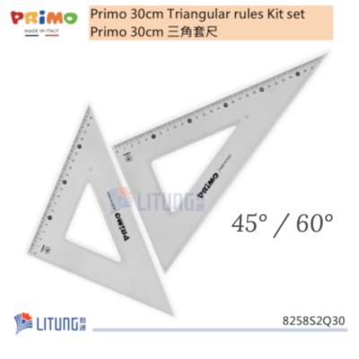 Primo 8257S2Q30 web B 30cm 三角套尺 open packing Litung 400x400