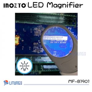 Inozto MF-81901 web E LED放大鏡 w Led Light On Magifying Circuit Board Litung 400x400