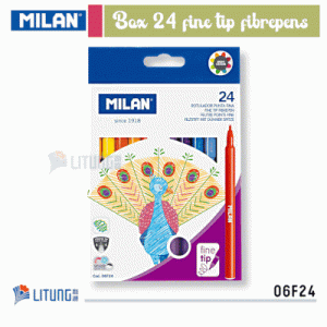 Milan 06F24 24色水筆(幼咀) Litung 400x400