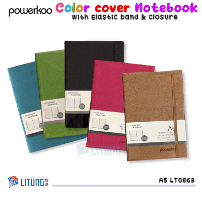 owerkoo LT0865 A5 5 Covers Notebook Series Litung 400x400