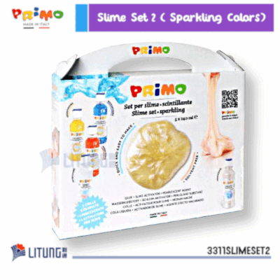 Primo 3311SLIMESET2 Slime Set 2 (Sparkling Colours) Box Litung 400x400