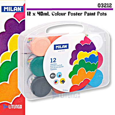 Milan 03212 web ZA1膠盒裝12色廣告彩 40ml Packing Litung 400x400